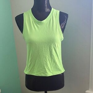 Lululemon Athletica Neon Green Tank Top